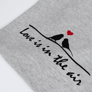 t-shirt love is in the air . dia dos namorados 