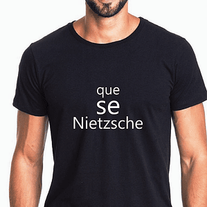 t-shirt que se Nietzsche