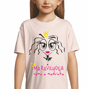 t-shirt maravilhosa como a madrinha . dia das madrinhas