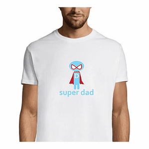 t-shirt super dad . dia do pai