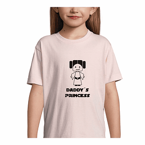 t-shirt criança star wars princess . dia do pai