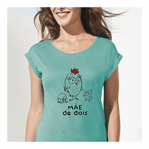 t-shirt mãe de dois . dia da mãe