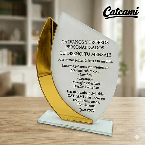 Galvano acrilico 19cm