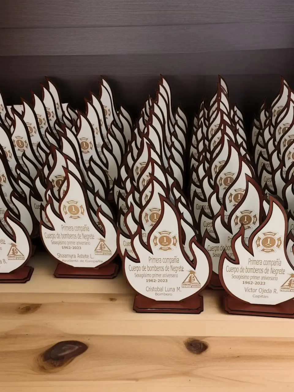 Galvano personalizado mdf 1