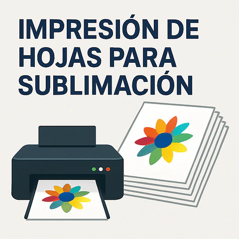 impresión de hojas sublimción