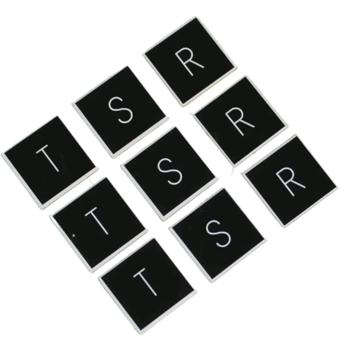 Tag lamicoid 15x15mm 1