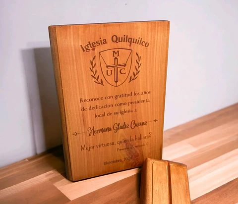 Galvano madera tipo 1