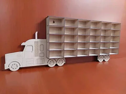 Camión Repisa autos 30 espacios