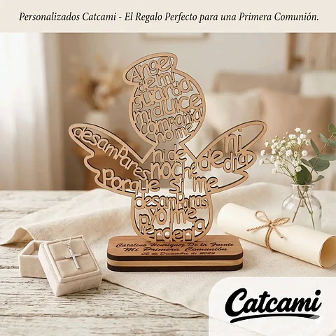 Angel de la Guarda para primera comunión 12cm de alto