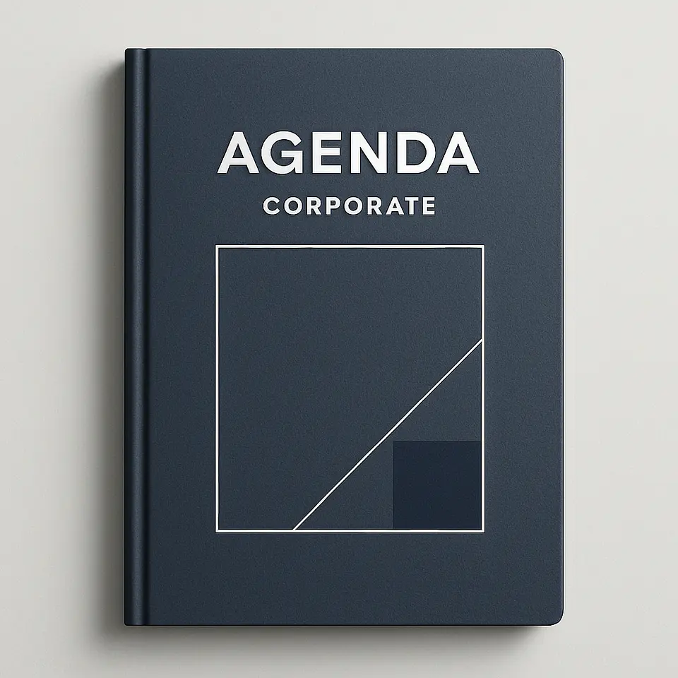 AGENDA COORPORATIVA CON HOJAS DECORATIVAS IMPRESAS TAMAÑO A5 1