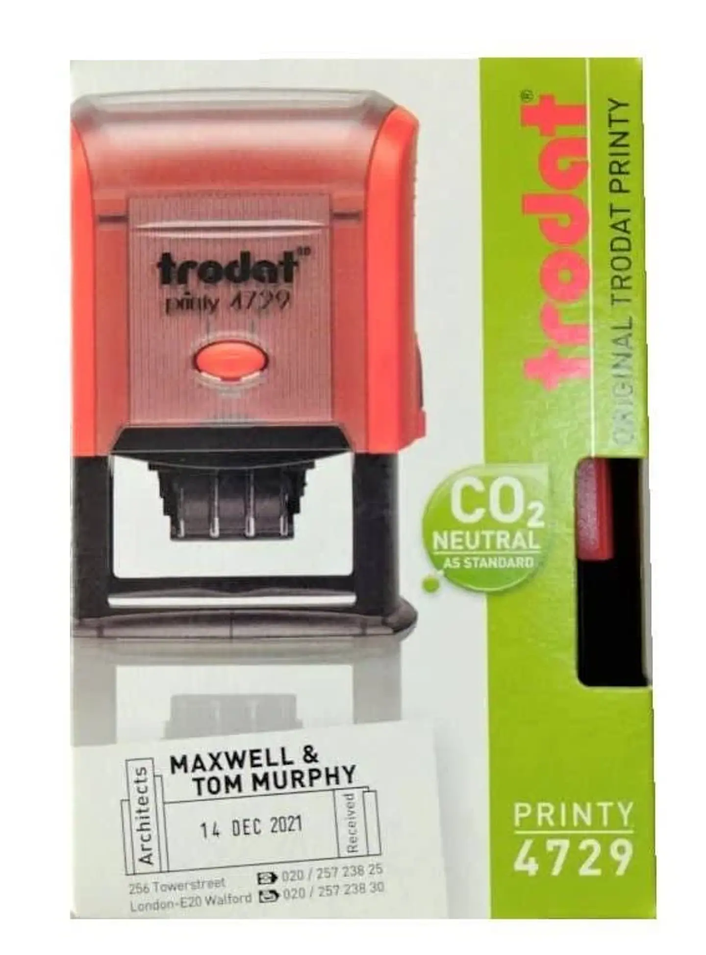 TIMBRE TRODAT 4729 FECHADOR 50 X 30 MM 1