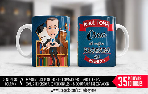 Tazon para abogado