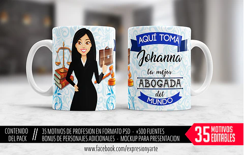 Tazon para abogado