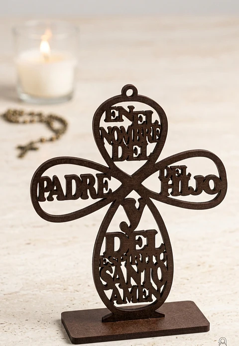 Cruz oración En el nombre del padre