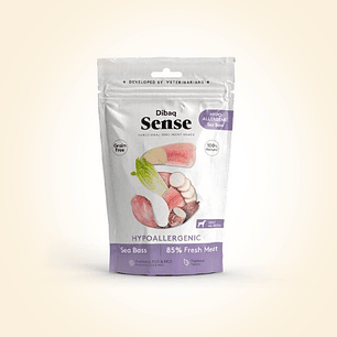 DIBAQ SENSE Snack Hypoallergenic Lubina - Premio Funcional Hipoalergénico Perros