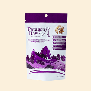 Patagon Raw Pavo - 100% Snack Natural para Perros