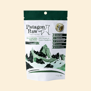 Patagon Raw Corazón de Cordero - 100% Snack Natural para Perros