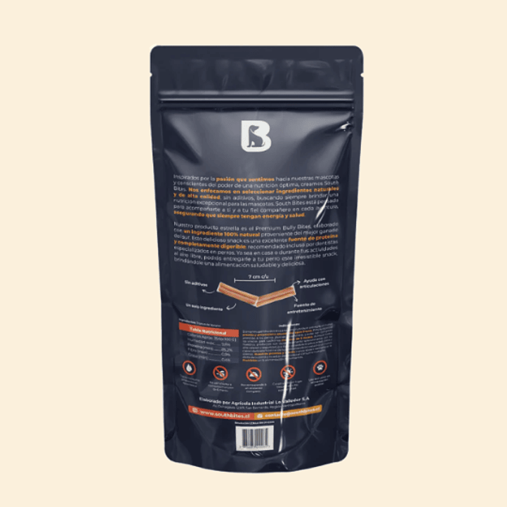 Bully Bites 7 Centímetros - Snack Premium 100% Natural de Vacuno 2
