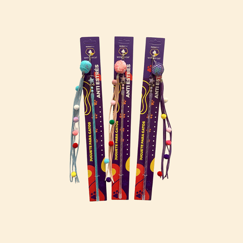 Varilla para Gatos Bolita Brillo 1