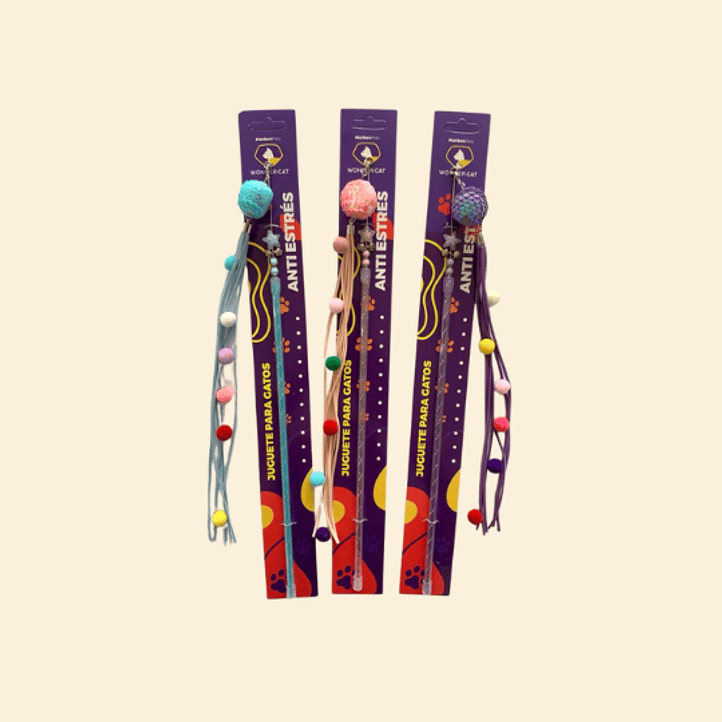 Varilla para Gatos Bolita Brillo 1