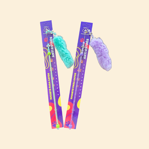 Varilla para Gatos Cola Felpa 1