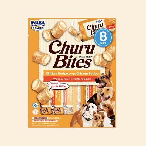 CHURU BITES PARA PERROS - 8 TUBITOS 1