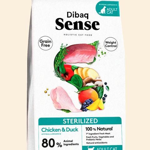 SENSE Gatos Esterilizados Pollo y Pato | Alimento Super Premium para Gatos Adultos 1