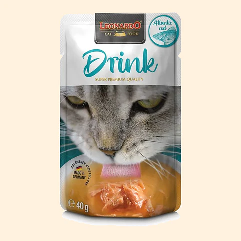 Leonardo Drink Atlantic Cod 40 g | Bebida Complementaria para Gatos 1