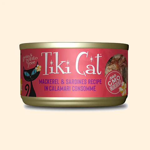 Tiki Cat Makaha Grill Mackerel & Sardines 80 g | Alimento Húmedo para Gatos con Caballa y Sardinas 1