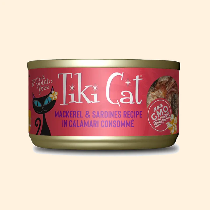 Tiki Cat Makaha Grill Mackerel & Sardines 80 g | Alimento Húmedo para Gatos con Caballa y Sardinas 1