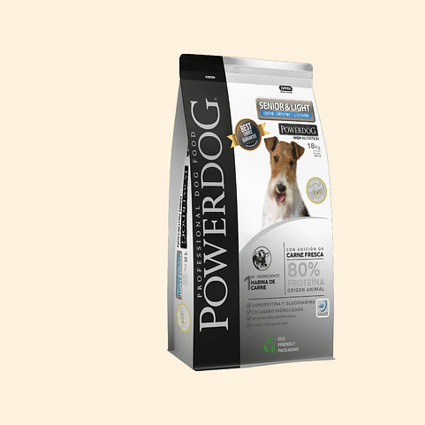 Powerdog Senior & Light 3 kg y 18 kg | Alimento Seco para Perros Senior y Control de Peso 1