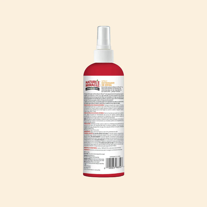 Nature's Miracle Advanced Platinum Puppy Potty Training Spray 236 ml | Spray Entrenador de Orina para Cachorros 2