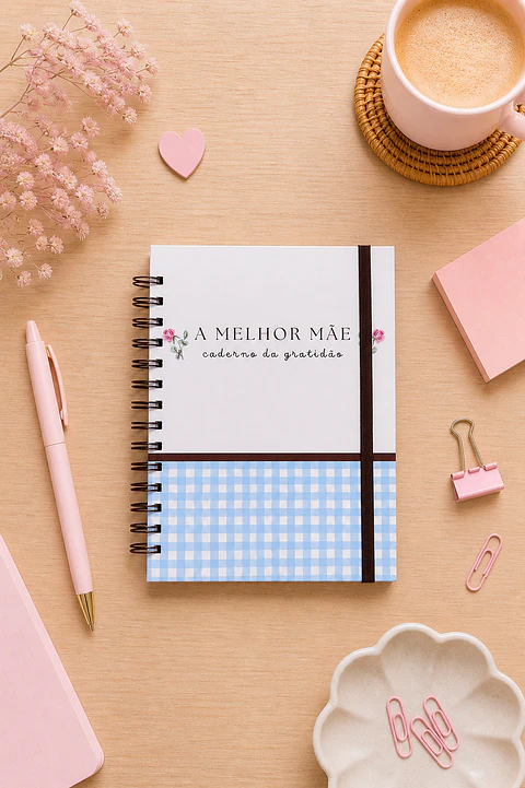 Caderno de gratidão 🩷