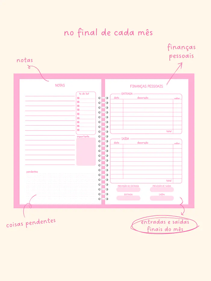 Agenda Diária - Aurora✨ 3