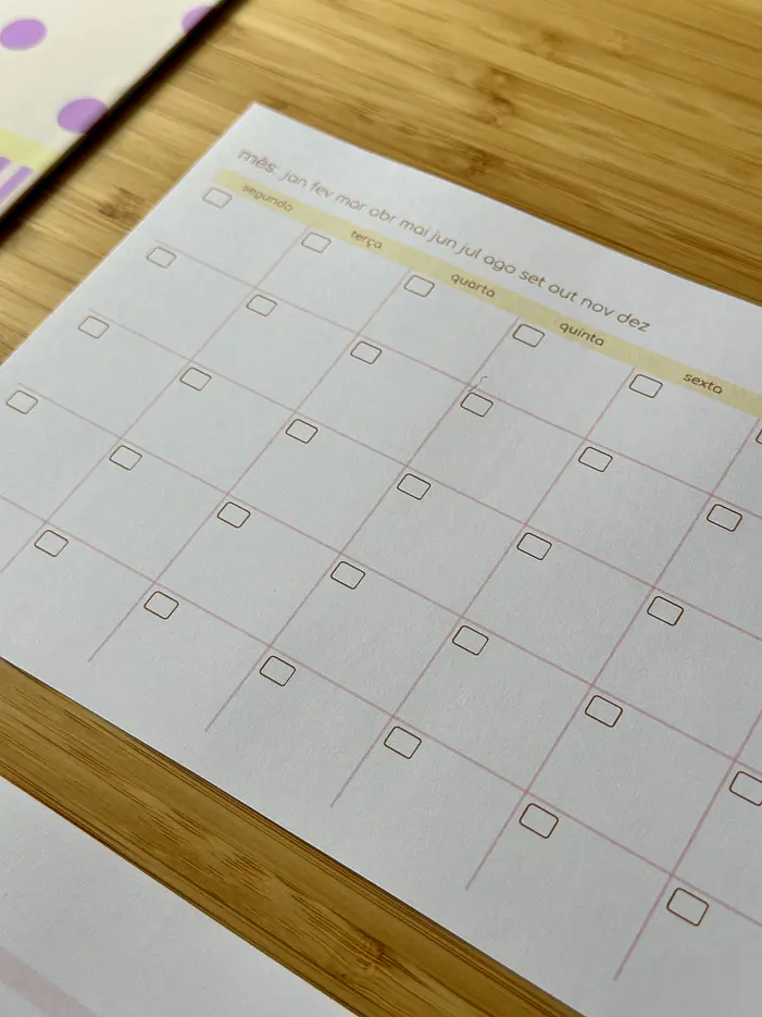 Planner Mensal 5