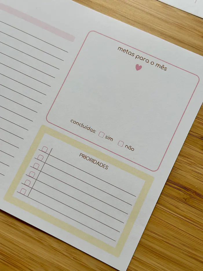 Planner Mensal 6