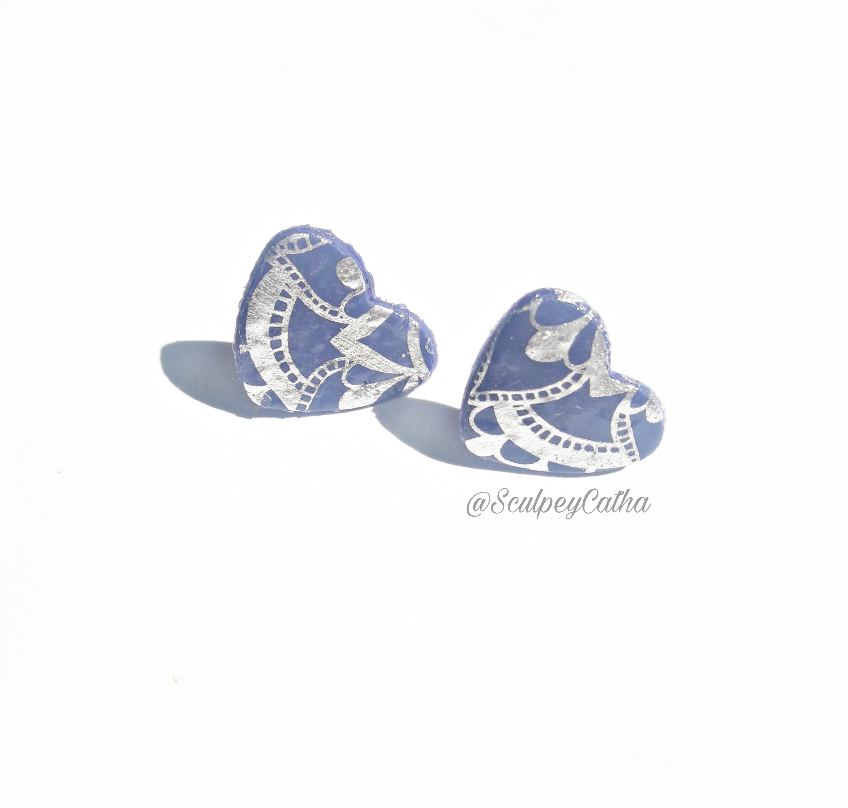 Aros corazón diseño