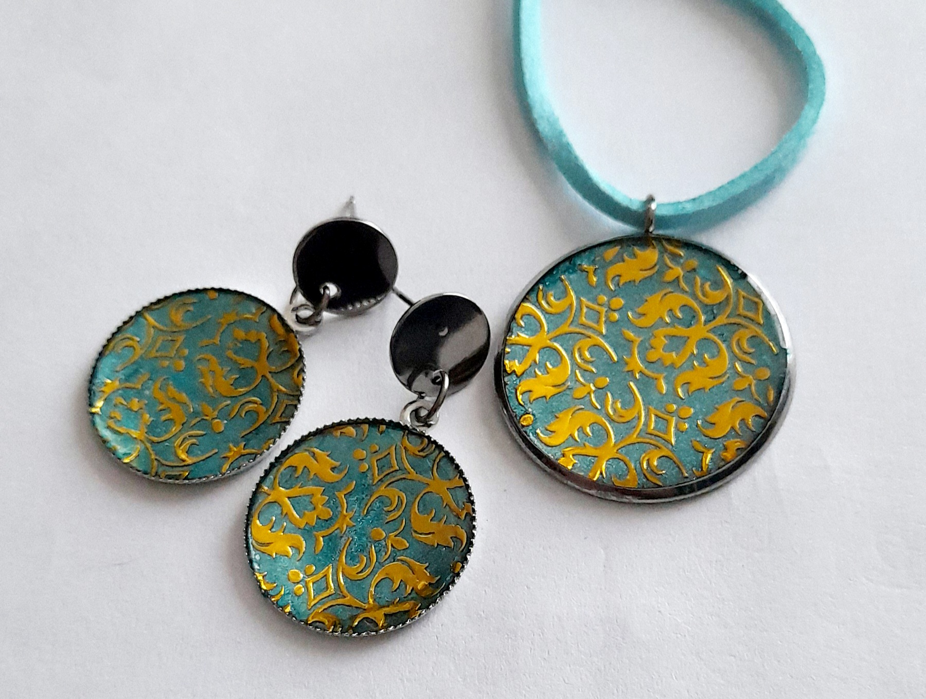 Conjunto turquesa