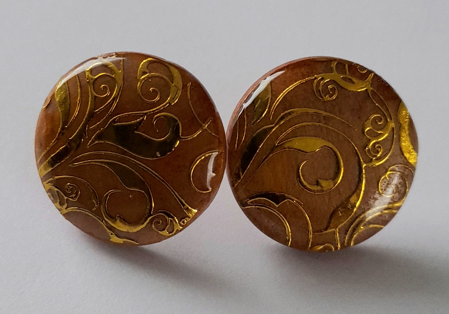 Aros madera resina