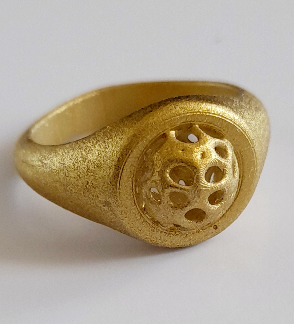 Anillo resina panal centro
