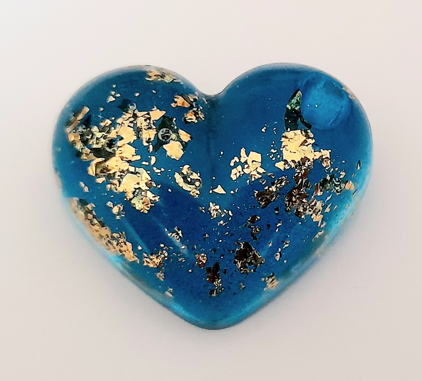 Colgante corazón resina
