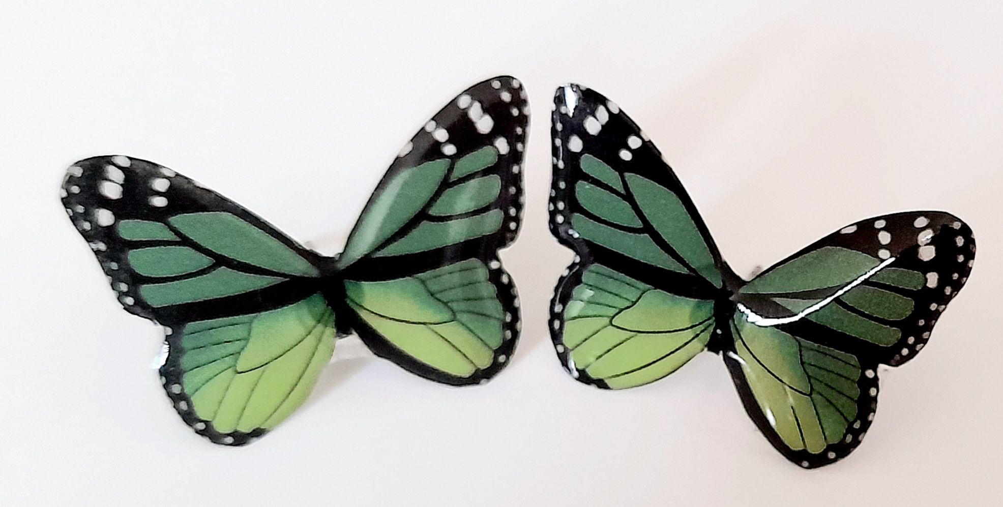 Aros resina mariposas