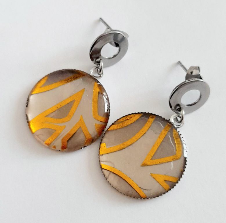 Aros resina y papel