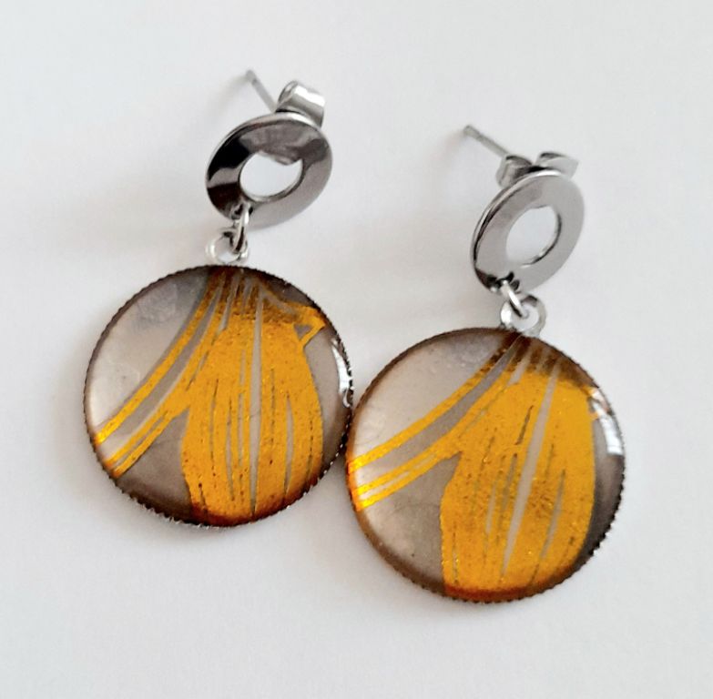 Aros resina y papel