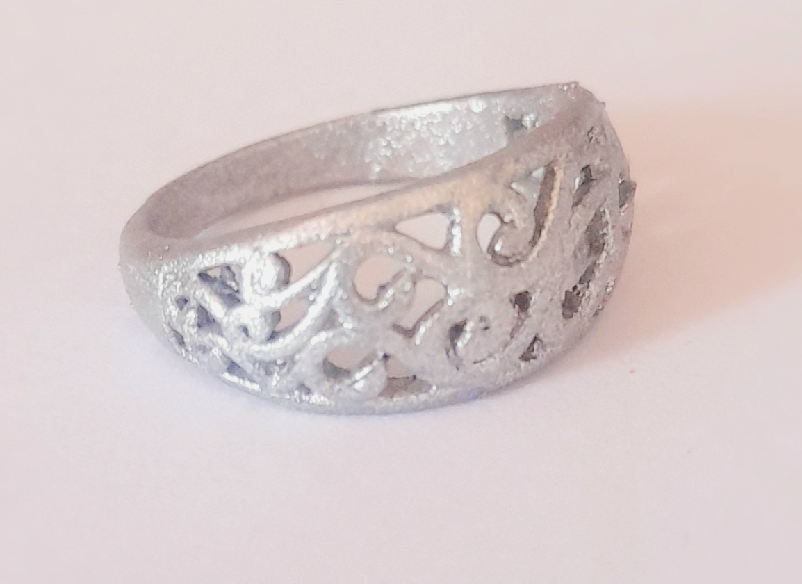 anillo resina 3d