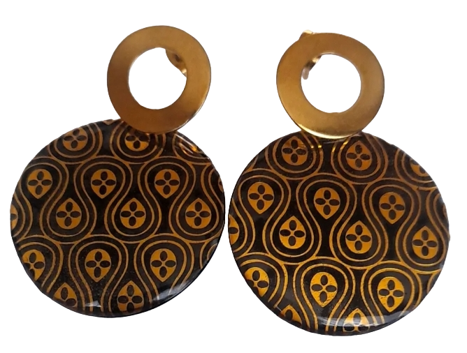 aros de resina hecho a mano diseño exclusivo