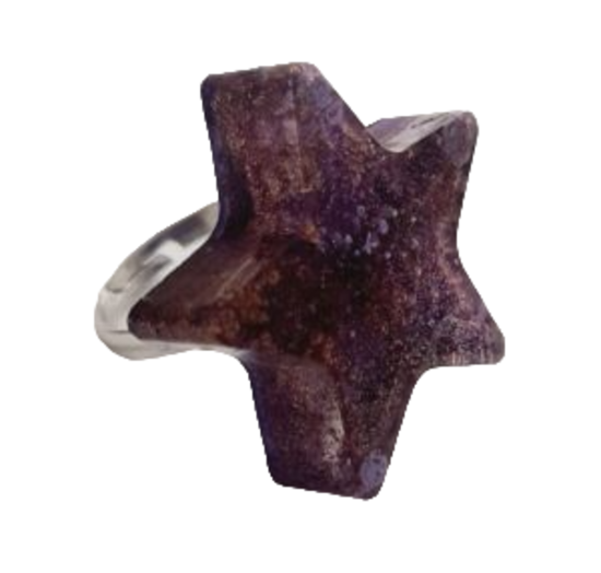 ANILLO ESTRELLA RESINA
