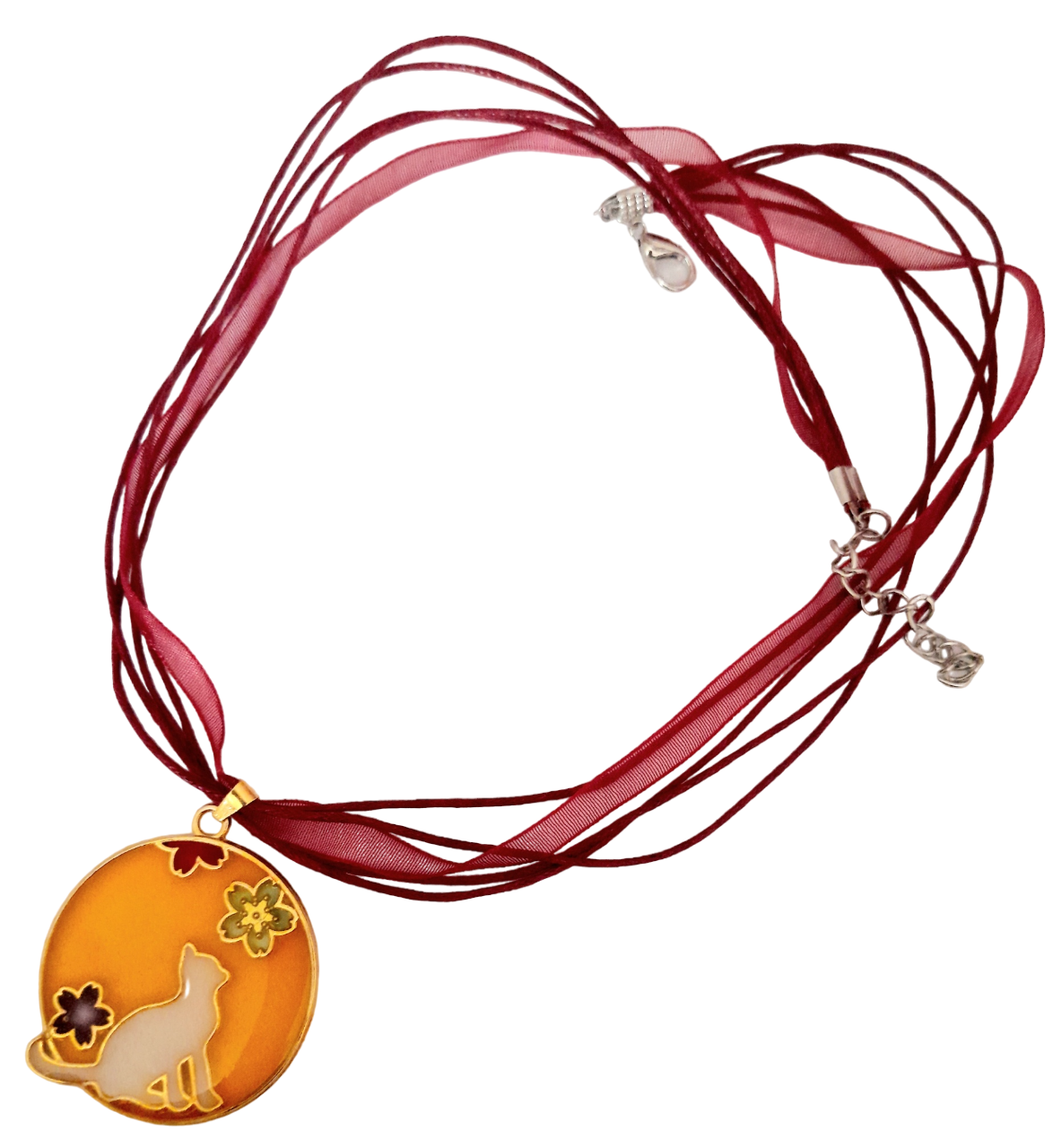 collar gato resina