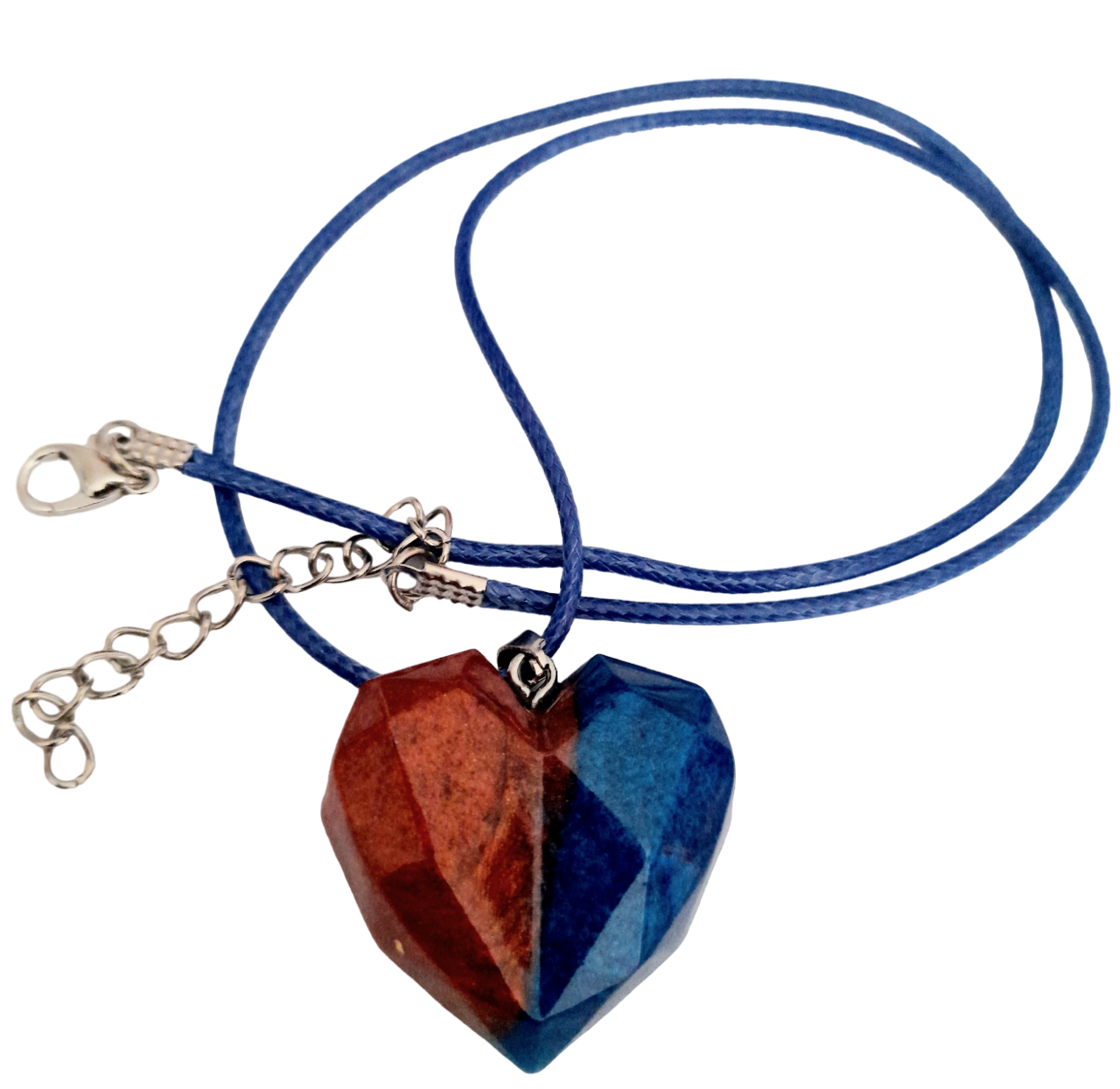 COLLAR CORAZON GEOMETRICO