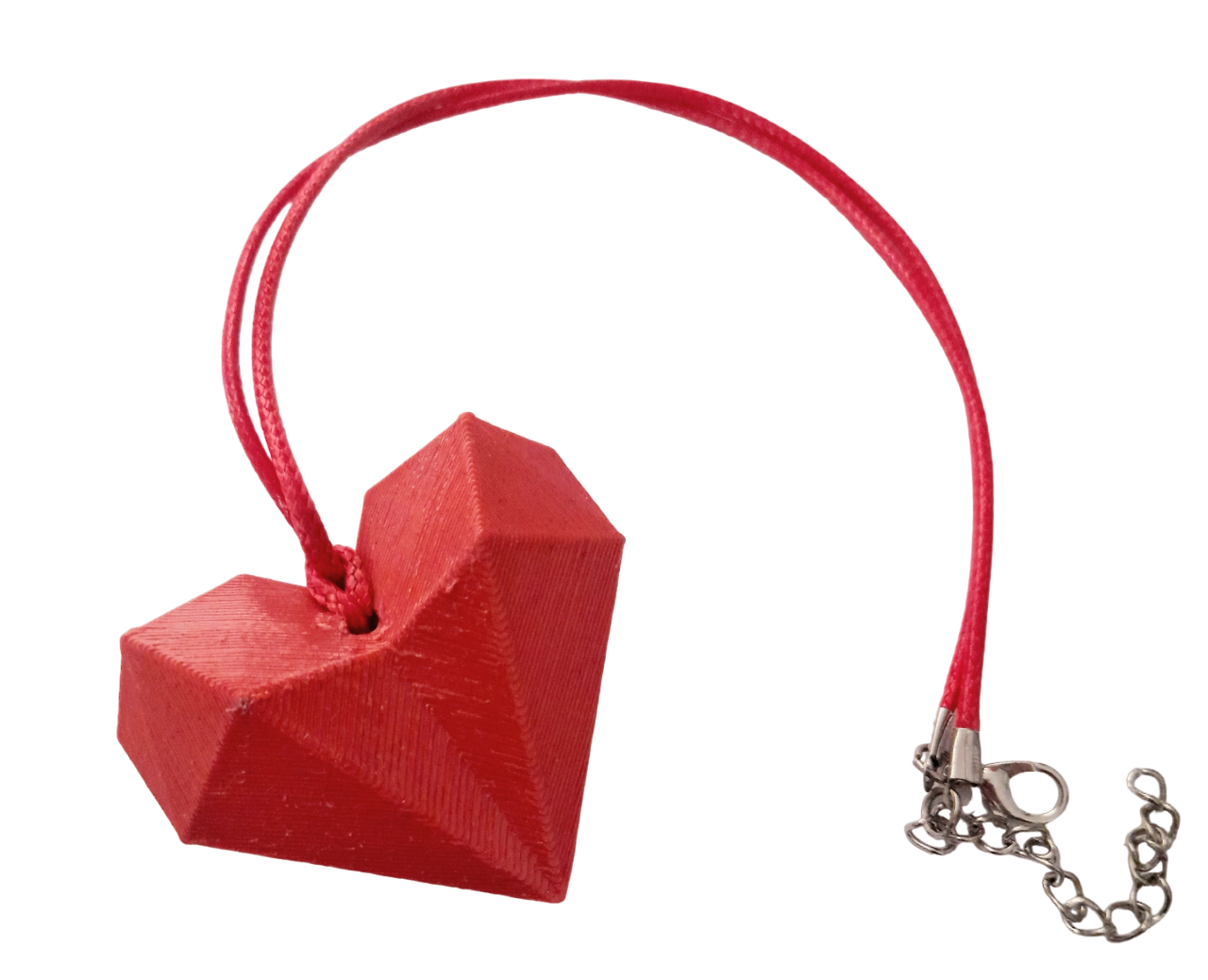 collar 3d corazon